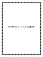 Tài liệu Thiết kế cửa ra vào phát tài, phát lộc pot