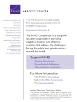 Tài liệu Examining the Army’s Future Warrior - Force-on-Force Simulation of Candidate Technologies pdf