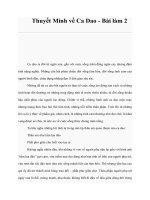 Tài liệu Thuyết Minh về Ca Dao - Bài làm 2 pdf