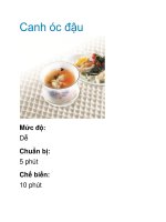Tài liệu Canh óc đậu doc