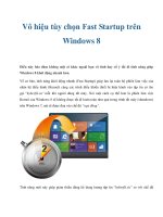 Tài liệu Vô hiệu tùy chọn Fast Startup trên Windows 8 pdf