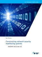 Tài liệu Constructing network security monitoring systems: MOVERTI Deliverable V9 docx