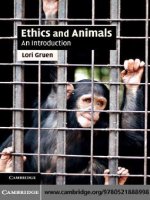 Tài liệu Ethics and Animals docx