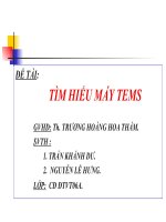 Tài liệu TÌM HIỂU MÁY TEMS doc
