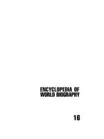 Tài liệu ENCYCLOPEDIA OF WORLD BIOGRAPHY 16 pptx