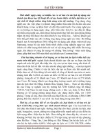 qtkd du lịch và khách sạn đề tài xu hướng phát triển của du lịch thế giới