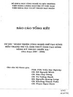 Tài liệu Hoàn thiện công nghệ sản xuất thuốc kem Polysan từ vỏ tôm phế thải doc