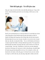 Tài liệu Thời tiết lạnh giá – Trẻ dễ bị ho cảm pot