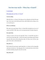 Tài liệu Sao lưu trực tuyến – Mozy hay vGuard? doc