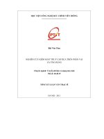 Nghiên cứu kiểm soát truy cập dựa trên phân vai và ứng dụng