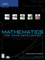 Mathematics for game developers