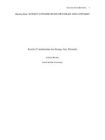 Tài liệu Security Considerations for Storage Area Networks pdf