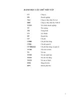 phân tích báo cáo TC của CT cổ phần thủy điện nà lơi trong giai đoạn 2006   2011