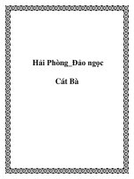 Tài liệu Hải Phòng_Đảo ngọc Cát Bà pptx
