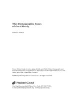 Tài liệu THE DEMOGRAPHIC FACES OF THE ELDERLY docx