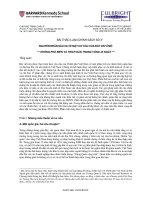 Bài thảo luận  số 3: Nguyên nhân sâu xa về mặt cơ cấu của bất ổn vĩ mô