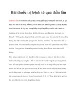 Tài liệu Bài thuốc trị bệnh từ quả thằn lằn doc