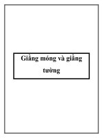 Tài liệu Giằng móng và giằng tường potx
