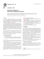 Tài liệu Standard Test Method forPour Point of Petroleum Products1 ppt