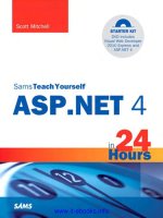 Tài liệu Sams Teach Yourself ASP.NET 4 in 24 Hours ppt