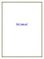 Tài liệu Nói “cảm ơn” ppt