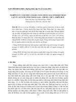 Tài liệu NGHIÊN CỨU NẤM MỐC CÓ KHẢ NĂNG PHÂN GIẢI TINH BỘT PHÂN LẬP TỪ AO NUÔI TÔM Ở ĐẦM SAM – CHUỒN, THỪA THIÊN HUẾ docx