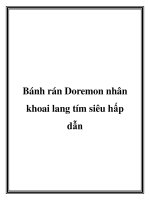 Tài liệu Bánh rán Doremon nhân khoai lang tím siêu hấp dẫn ppt