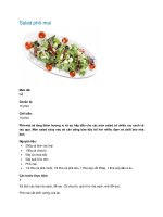 Tài liệu Salad phô-mai pdf