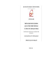 Thiết kế kiến trúc hệ thống quản lý phát triển thuê bao và tính cước cho mạng WIMAX