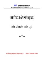 huong dan su dung may xen dais操作说明书（新电路）