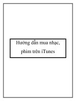 Tài liệu Hướng dẫn mua nhạc, phim trên iTunes doc