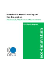 Tài liệu Sustainable Manufacturing and Eco-Innovation Framework, Practices and Measurement pdf