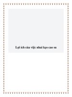 Tài liệu Lợi ích của việc nhai kẹo cao su potx