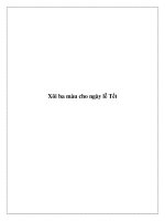 Tài liệu Xôi ba màu cho ngày lễ Tết docx