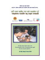 SỔ TAY ĐẦU TƯ VÀ QUẢN LÝ TRANG THIẾT BỊ DẠY NGHỀ