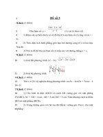 Tài liệu Đề thi thử đại học môn toán năm 2013 - THPT Lý Thường Kiệt - Hải Phòng - Đề số 3 ppt