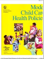 Tài liệu Model Child Care Health Policies pptx