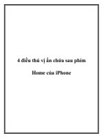 Tài liệu 4 điều thú vị ẩn chứa sau phím Home của iPhone. docx