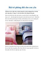 Tài liệu Bài trí phòng đôi cho con yêu pot