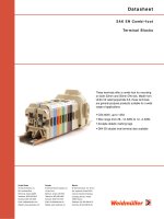 Weidmuller SAK EN terminal blocks