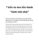 Tài liệu 7 kiểu tỉa dưa hấu thành 