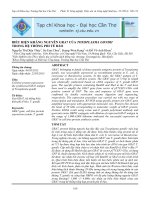 Tài liệu BIỂU HIỆN KHÁNG NGUYÊN GRA7 CỦA TOXOPLASMA GONDII TRONG HỆ THỐNG PHI TẾ BÀO docx