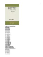 Tài liệu Autobiography of Frank G. Allen, docx