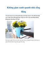 Tài liệu Không gian xanh quanh nhà sống động pot