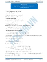 Cực trị hàm số