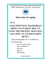 giải pháp đẩy mạnh xuất khẩu bột cá sang thị trường nhật bản của công ty kiên hùng
