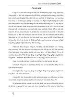 Vấn đề huy động vốn tại ngân hàng nông nghiệp và phát triển nông thôn    chi nhánh thanh trì