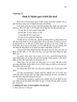 Tài liệu Chương 13 Sinh lý bệnh quá trình lão hoá pptx