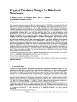 Tài liệu Physical Database Design for Relational Databases docx