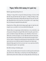 Tài liệu Nguy hiểm khi nựng trẻ quá tay pdf